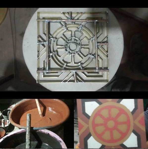 for cement tiles mold 