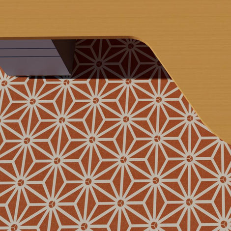 Hexagon Patterned Cement Tile
